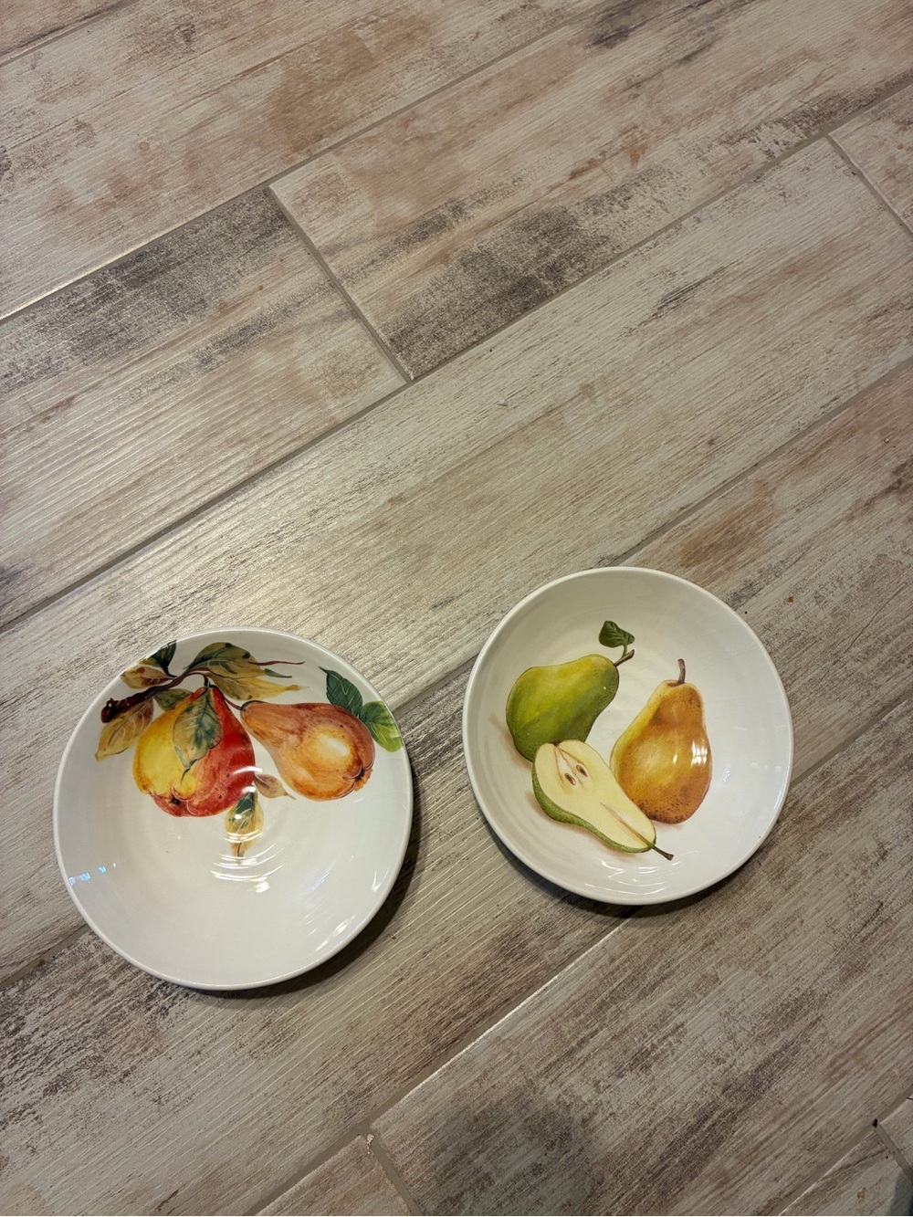 Ceramica Cuore Hand-Painted Fruit Pasta Bowls- Made In Italy-Includes Two Bowls
